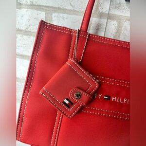 Tommy Hilfiger Cherry Red Mini Bag Purse
